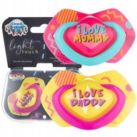 CANPOL SMOCZEK SYMETRYCZNY NEON LOVE 6-18m + ETUI