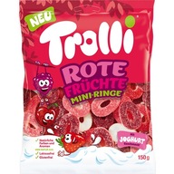 Trolli Rote Fruchte Mini Ringe 150g żelki Pianki Owocowe DE