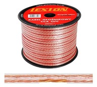 Kabel głośnikowy LEXTON LXK605 2x1.0 linka (1m)