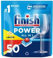 Finish Power All in 1 tablety do umývačky kocky Lemon citrónová 50 ks