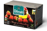 Herbata czarna Dilmah truskawki i mango 20szt x 2g