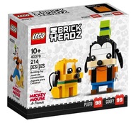 Oryginalne LEGO 40378 BrickHeadz - Goofy i Pluto