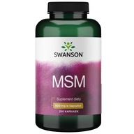 Swanson MSM SIARKA ORGANICZNA 500 mg 250 kap STAWY