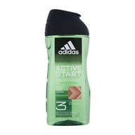 Adidas Active Start 3in1 sprchový gél na telo, vlasy a pleť pre mužov 250 ml