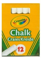 Crayola - Niepyląca Biała Kreda 12szt