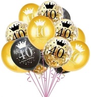 LUFI SZETT 40. SZÜLETÉSNAPRA PARTY LUFI HAPPY BIRTHDAY 15 DB-OS