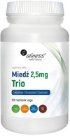 Aliness Miedź Trio 2,5 mg x 100 tab. WŁOSY SKÓRA