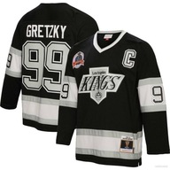 Koszulka Los Angeles Kings Wayne Gretzky Pretas De Manga Longa