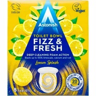 Tablety na čistenie Odvápnenie WC Astonish Frizz Lemon Splash 8ks