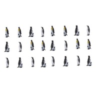 24 kusov realistického zvieracieho modelu tučniaka