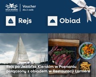 BON VOUCHER / REJS jachtem + obiad w restauracji Lumiére (dla 2 osób)