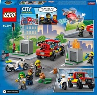 LEGO City Straż Pożarna i Policja Samochód 60319
