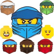 KAJAWIS Dekorácia ozdoba v štýle LEGO ninjago 3D samolepky na stenu NINJA