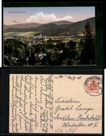 Jedlina Zdrój Bad Charlottenbrunn Ortsansicht aus der Vogelschau 1918r.