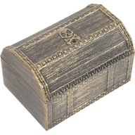 Miniature Pirate Treasure Chest Box Decorative