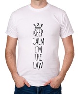 koszulka KEEP CALM I'M THE LAW prezent