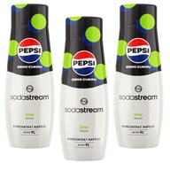 Sirupy do saturátora SODASTREAM 3x Pepsi Max Lime bez cukru