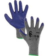 Pracovné rukavice potiahnuté latexom Colca CXS 8