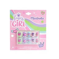 Martinelia Super Girl False Nails umelé nechty pre deti 10ks (P1)