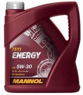 MANNOL ENERGETICKÝ MOTOROVÝ OLEJ 5W30 5L