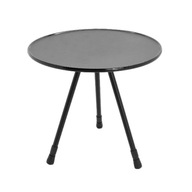 Prenosný okrúhly stôl Skladací stabilný multifunkčný nábytok čierny