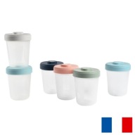 6 db-os ételtároló készlet Beaba 6x250 ml