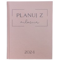 Kalendarz książkowy 2024 B5 - Planer dla mamy "Planuj z Miłością"