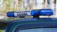 Pogotowie Gazowe 110 belka ostrzegawcza niebieska