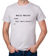 koszulka HELLO WORLD! PHP CODE prezent