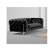 Sofa 2-osobowa Pikowana Chesterfield Glamour