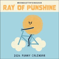 A HandsOffMyDinosaur 2024 Wall Calendar: Ray of Punshine TEO ZIRINIS