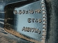 disk hliníkový E-GOLF E GOLF VII 7 5GE 6,5J 16" ET46 5X112 5GE601025