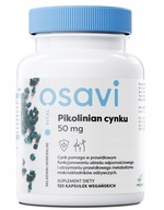 Osavi Pikolinian Cynku, 50 mg (120 kapsułek wegańskich)