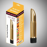 Toy boy mini gold mini vibrator 13,3 cm x 5