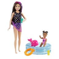 Mattel Barbie Skipper zestaw Lalki + basen GRP39