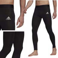 SPODNIE ADIDAS TRENINGOWE SPORTOWE LEGGINSY PIŁKARSKIE CZARNE LONG TIGHT S