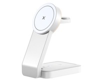 Ładowarka x-kom Alu MagCharger 3in1 white do Apple iPhone Watch AirPods