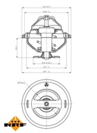 Termostat układu chłodzenia EASY FIT 725063