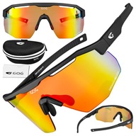OKULARY SPORTOWE ROWEROWE GOG E507-2 ARGO C DUŻA SZYBA Z FOTOCHROMEM