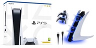 Mega zestaw Konsola Sony PlayStation 5 + Bezprzewodowa stacja ładowania