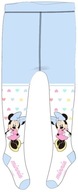 Dziewczęce rajstopy Minnie Mouse z serduszkami - Disney Jasnoniebieski 104 / 110