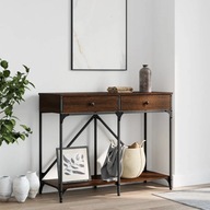 Konzolový stolík hnedý dub 100x39x78,5 cm