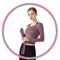 Hula hop 88 cm kolor różowo - szary