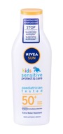 Nivea Protect Sensitive Sun Kids Sun Lotion SPF50+ Telový prípravok na opaľovanie