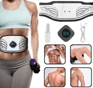 ELEKTROSTYMULATOR MIĘŚNI BRZUCHA EMS ODCHUDZAJĄCY PAS Z PRZEDŁUŻKĄ