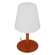 LAMPA OGRODOWA STOŁOWA 30 cm LAMPKA Z KLOSZEM DO OGRODU czerwona USB