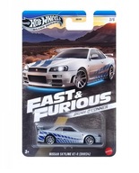 HOT WHEELS Strieborná  Nissan Skyline GT-R BNR34 Brian O'Conner