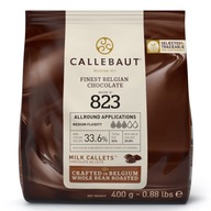 Czekolada mleczna 33,6% Callebaut Receptura 823 400g