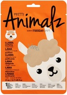 MasqueBar Pretty Animalz Lama textilná vyživujúca pleťová maska 21 ml