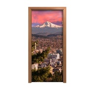 Naklejka na drzwi dekoracja Oregon góry 85x205 cm